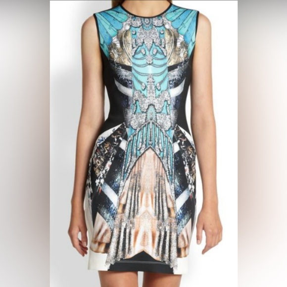 Clover Canyon Dresses & Skirts - Clover Canyon Black and Blue Mini Dress